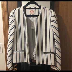 BRAND NEW w TAGS Brooks Brothers navy&white blazer